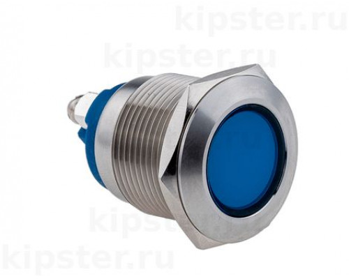 MT67-LED220B Meyertec Сигнальная лампа 19мм синяя, 220В AC, IP67
