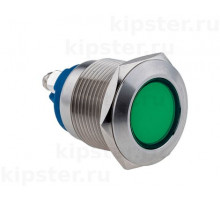 MT67-LED220G Meyertec Сигнальная лампа 19мм зеленая, 220В AC, IP67