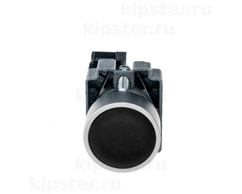 MTB2-BAZ112 Meyertec Кнопка 22мм плоская черная, 1NO, металл