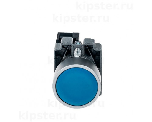 MTB2-BAZ116 Meyertec Кнопка 22мм плоская синяя, 1NO, металл