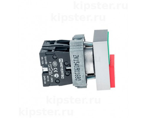 MTB2-BLZ1584 Meyertec Кнопка 22мм двойная 1NO+1NC, выступающий толкатель MTB2-BLZ1584 Meyertec Кнопка 22мм двойная 1NO+1NC, выступающий толкатель