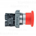 MTB2-BSZ1254 Meyertec Кнопка 22мм грибовидная, возврат поворотом, 1NC красный 40 мм