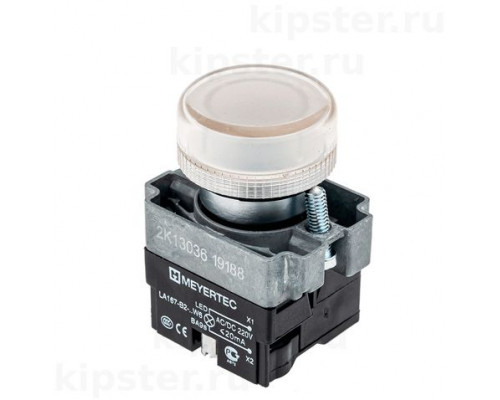 MTB2-BV631 Meyertec Сигнальная лампа 22мм белый, 220V AC/DC MTB2-BV631 Meyertec Сигнальная лампа 22мм белый, 220V AC/DC