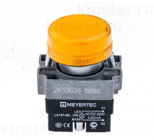 MTB2-BV635 Meyertec Сигнальная лампа 22мм желтый, 220V AC/DC