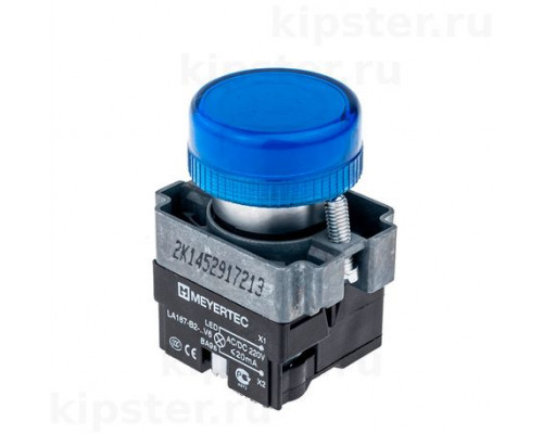 MTB2-BV636 Meyertec Сигнальная лампа 22мм синий, 220V AC/DC MTB2-BV636 Meyertec Сигнальная лампа 22мм синий, 220V AC/DC