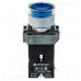 MTB2-BW3663 Meyertec Кнопка 22мм с подсветкой синяя, 220V 1NO
