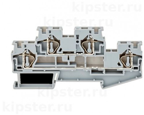 MTS-D4 Meyertec Клемма пружинная двухуровневая, 4 мм², серая MTS-D4 Meyertec Клемма пружинная двухуровневая, 4 мм², серая