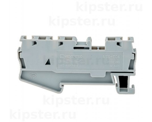 MTS-TO4 Meyertec Клемма пружинная трехпроводная 4 мм² серая MTS-TO4 Meyertec Клемма пружинная трехпроводная 4 мм² серая