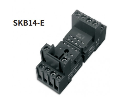 SKB14-E Shenler Колодка реле без зажима 4CO 10A подкл винт  IP20