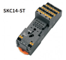 SKC14-ST Shenler Колодка реле без зажима 4CO 8A подкл Push-in  IP20