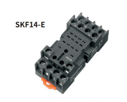 SKF08-E Shenler Колодка реле без зажима 2CO 12A подкл винт  IP20