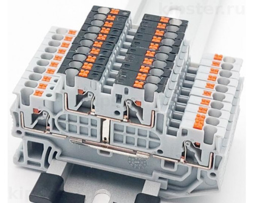 JPTTB 1.5/S-PV Wonke Push-in двухуровневая клемма